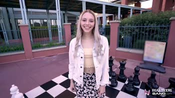 Real Teens (18+) - Cute Blondie Lily Larimar Fucked During First Porn Shoot