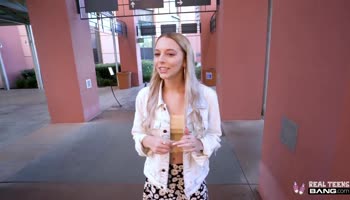 Real Teens (18+) - Cute Blondie Lily Larimar Fucked During First Porn Shoot