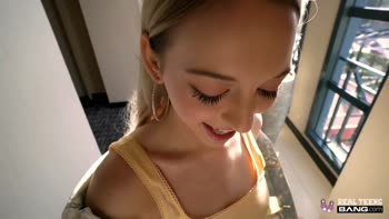 Real Teens (18+) - Cute Blondie Lily Larimar Fucked During First Porn Shoot