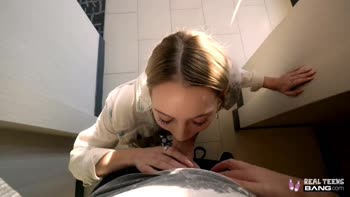 Real Teens (18+) - Cute Blondie Lily Larimar Fucked During First Porn Shoot