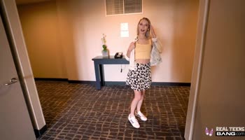 Real Teens (18+) - Cute Blondie Lily Larimar Fucked During First Porn Shoot