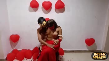 Indian College Cutie's Valentine Sex Date