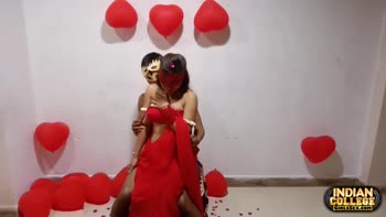 Indian College Cutie's Valentine Sex Date