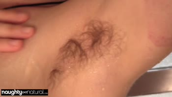 Hairy Redhead's Steamy Shower Self-Love