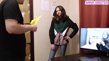 Anna Sibster's Naughty School Mischief: Caught Stealing Chips!