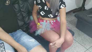 RoxysHot's Step Sister Seduction: Tutu Tease