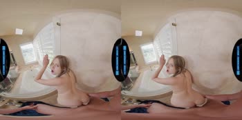 Coco Lovelock's Naughty Shower Surprise in VR POV