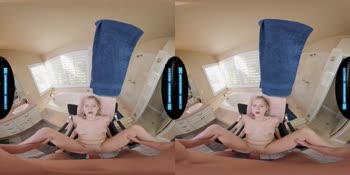 Coco Lovelock's Naughty Shower Surprise in VR POV