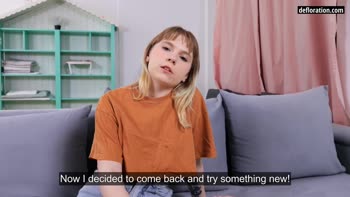 Rita's Innocent Debut: A Real Virgin's First Time Orgasm