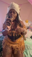 TheCocoaKatana: Native American Goddess Teases Pilgrims in Cosplay Fantasy