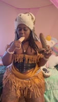 TheCocoaKatana: Native American Goddess Teases Pilgrims in Cosplay Fantasy