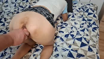 Petite Try Fisting Masterpiece: Dildo Delight & Perfect Ass