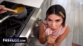 Traditional Asian Freeuse Supper: Stepmom's Blowjob, Stepsister's Pussy, and Stepauntie's Mouth