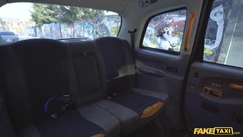 Ripped Nylons and Reality: Student's Naughty Taxi Ride with a Hot Driver