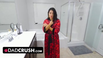 Step Daughter Jasmine Sherni Feels Weird About Her New Stepdad Feeling Up Her Tits And Ass -DadCrush