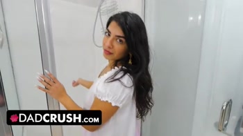 Step Daughter Jasmine Sherni Feels Weird About Her New Stepdad Feeling Up Her Tits And Ass -DadCrush