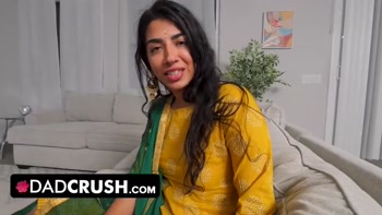 Step Daughter Jasmine Sherni Feels Weird About Her New Stepdad Feeling Up Her Tits And Ass -DadCrush