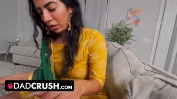 Step Daughter Jasmine Sherni Feels Weird About Her New Stepdad Feeling Up Her Tits And Ass -DadCrush