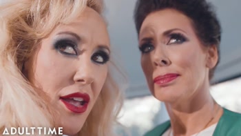 Brandi Love & Reagan Foxx - Big Tit Office Lesbians Share a Scorching Boardroom Affair