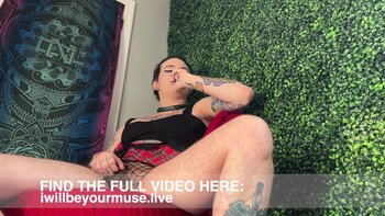 iwillbeyourmuse - Cute FTM Femboy's Stealthy Upskirt JOI Tease