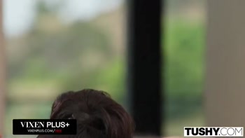 TUSHY Gorgeous Anal Nympho Valentina Nappi Seduces College Campus Stud