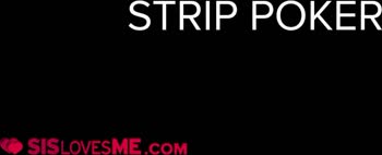 Step Brother's Lockdown Seduction: Scarlett Hampton's Sultry Strip Poker