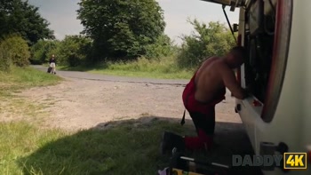 DADDY4K. What is better than to fuck in estranged bus?