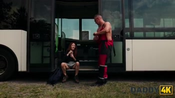 DADDY4K. What is better than to fuck in estranged bus?
