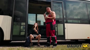 DADDY4K. What is better than to fuck in estranged bus?