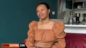 Tiny Latina Teen (18+)'s Casting Audition Goes Wild with Deep Blowjob