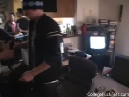 Blonde College Babe Goes Wild in Hardcore Blowjob