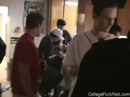 Blonde College Babe Goes Wild in Hardcore Blowjob