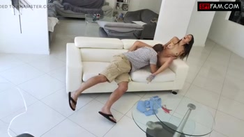 Layla Jenner Lets Stepdad Use Her To Drain His Cock