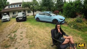DEBT4k. Watched by having car sex...