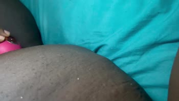 Ebony SheLovesDick01 Shakes with Body-Crawling Orgasm Using Rose Toy