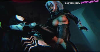 BatGirl's Pussy Devoured by Monster Venom with Sweetlife060