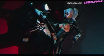 BatGirl's Pussy Devoured by Monster Venom with Sweetlife060