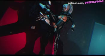 BatGirl's Pussy Devoured by Monster Venom with Sweetlife060