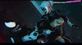 BatGirl's Pussy Devoured by Monster Venom with Sweetlife060