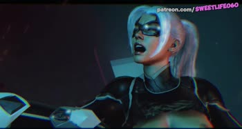 BatGirl's Pussy Devoured by Monster Venom with Sweetlife060