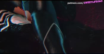 BatGirl's Pussy Devoured by Monster Venom with Sweetlife060