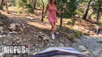 MOFOS - Molly Pills Goes In The Woods And Fucks Her Tight Ass And Squirting Pussy With A Dildo