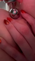 LittleGingerSolo's Tight Teen (18+) Anal Delight: Buttplug Insertion