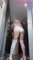 Kikifourever's Pink Hair Seduction: Teasing Solo Action