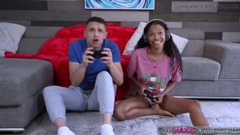 Mypervy - Losing a Bet to My Hot Black Stepsister - Eden West