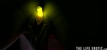 Glowing Orgasm: Kinky Blonde Solo Adventure