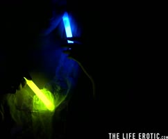 Glowing Orgasm: Kinky Blonde Solo Adventure