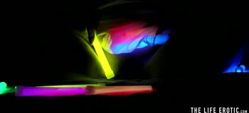 Glowing Orgasm: Kinky Blonde Solo Adventure