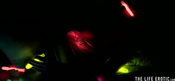 Glowing Orgasm: Kinky Blonde Solo Adventure