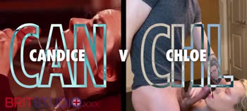 British Teen (18+) Blowjob Battle: Candice Banks Goes for Gold